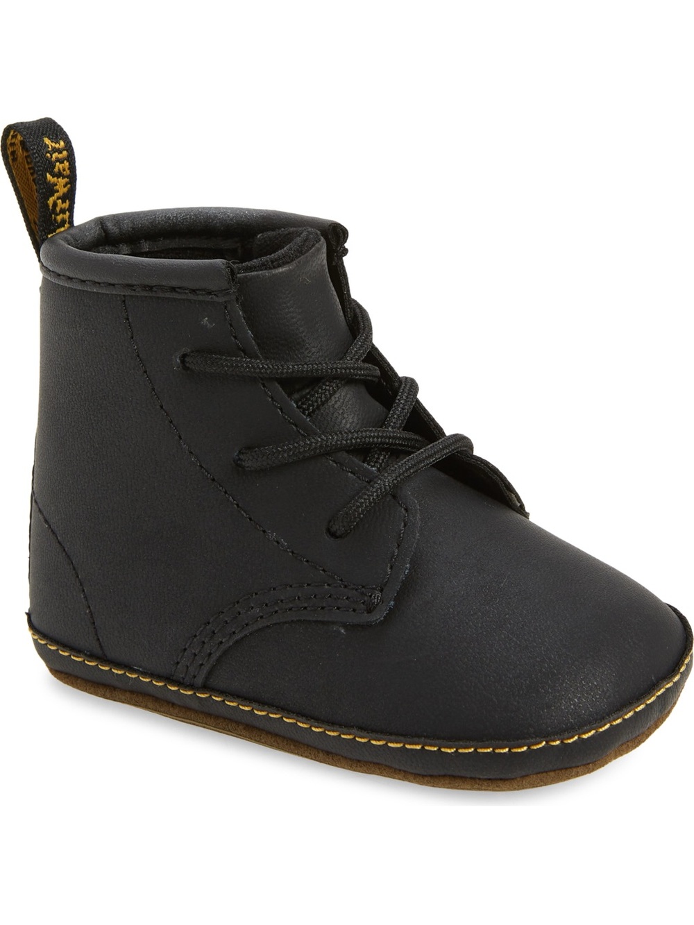 Doc Martens Black Lace Up 1460 Crib Booties Size 1 $40